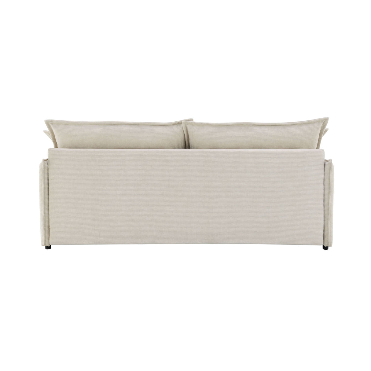 Elisea - Sleeper Sectional Sofa With 2 Toss Pillows - Beige
