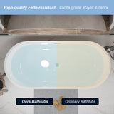 Linear Freestanding Soaker Tub