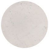 Leska - Round Coffee Table - White