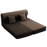 Convertible Sofa Bed, 2 Seater Fold Out Floor Couch