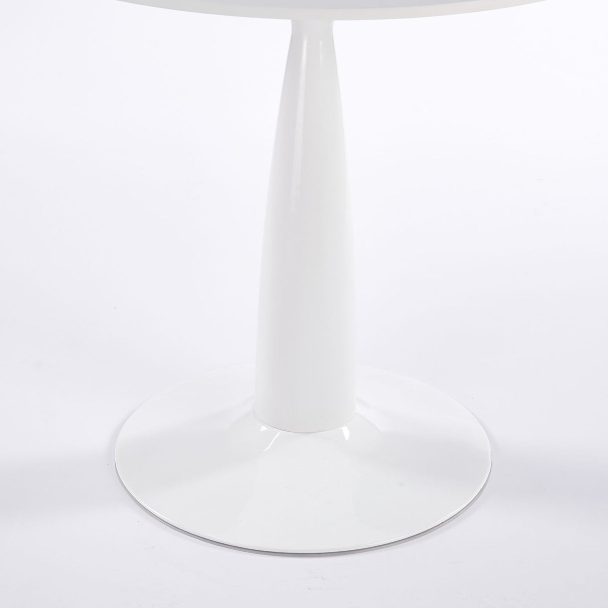 Pedestal Table, Round For Kitchen - White