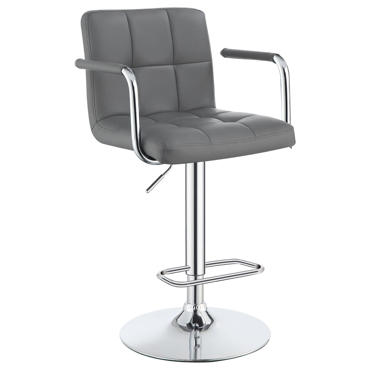 Adjustable Bar Stool With Hydraulic Height Adjustment