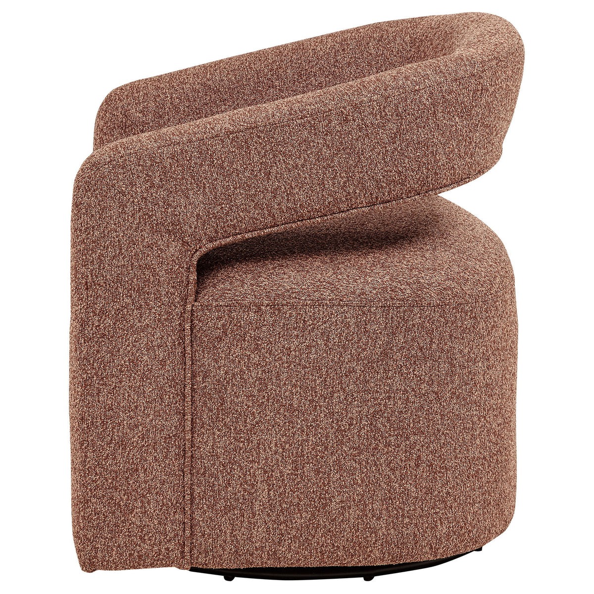 Brillia - Swivel Accent Chair - Burgundy