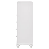 Randall - 5 Drawer Chest - White