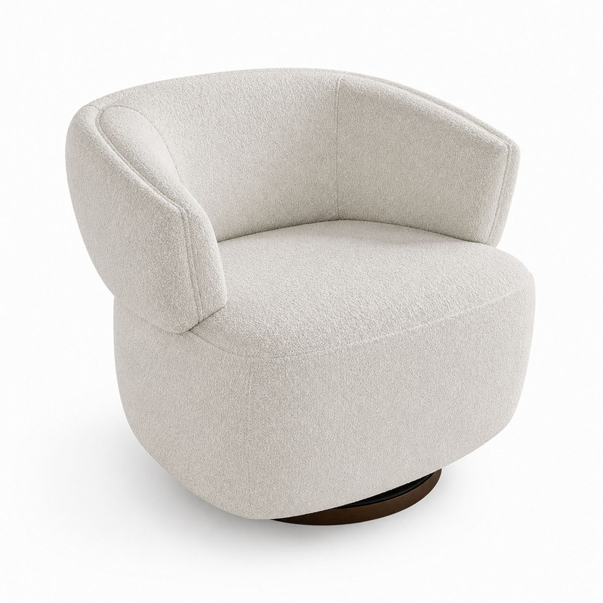 Swivel Barrel Accent Oversized Club Chair