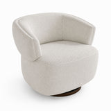 Swivel Barrel Accent Oversized Club Chair