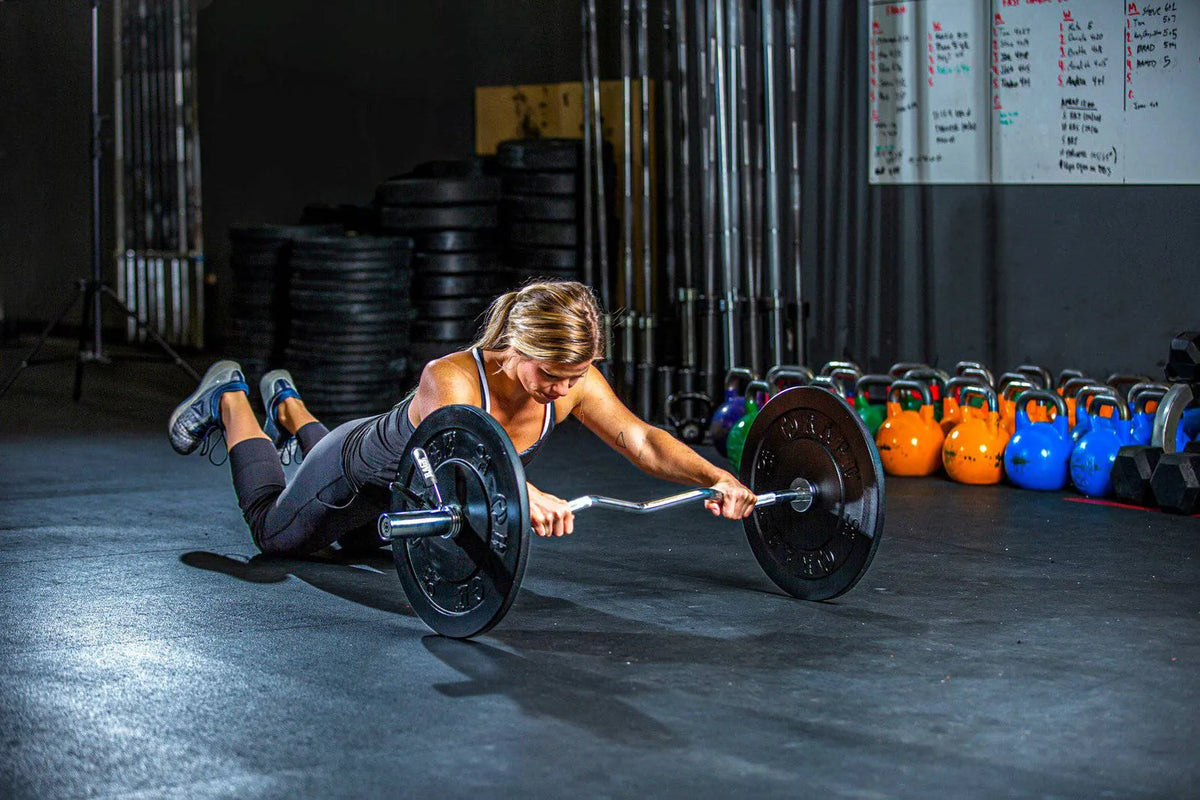 Rage Fitness 47-Inch Olympic EZ Curl Bar alternate
