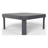 Aspen slatted aluminum coffee table