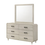 6 Drawer Dresser With Ample Storage Space - Antique White