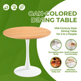 Mid-Century Tulip Table With Round Top, Pedestal Base