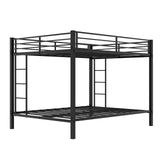 Bunk Bed For Kids, Convertible Frame With Ladders & Guardrail