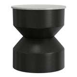 Maxine - Side Table - Black White