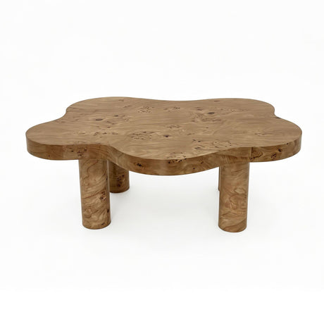 Cloud Shaped Coffee Table With 4 Round Legs