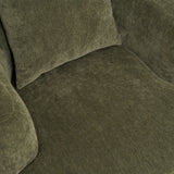 Clubchair, Bucket Chair, Decorative Sofa With Pillow, For Living Roon - Olive Green