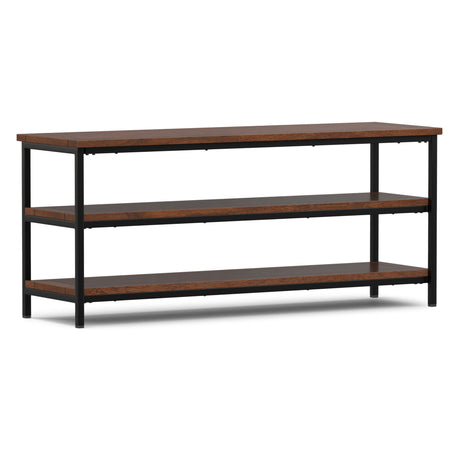 Skyler - TV Media Stand - Dark Cognac Brown