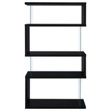 Elias - 4 Shelf Bookshelf With Zigzag Design