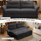 Sofa Bed With Convertible Design, Living Room Furniture