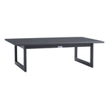 Menorca - 4 Piece Outdoor Dark Gray Aluminum & Fabric Outdoor Conversation Set