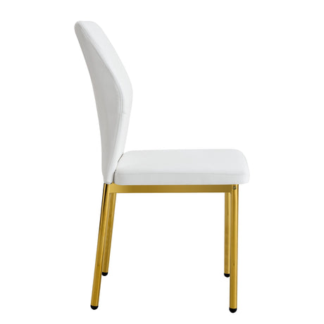 Luxury Simple Chair With Metal Leg