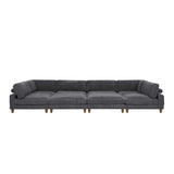 Modern Modular Sectional With Adjustable Back Support