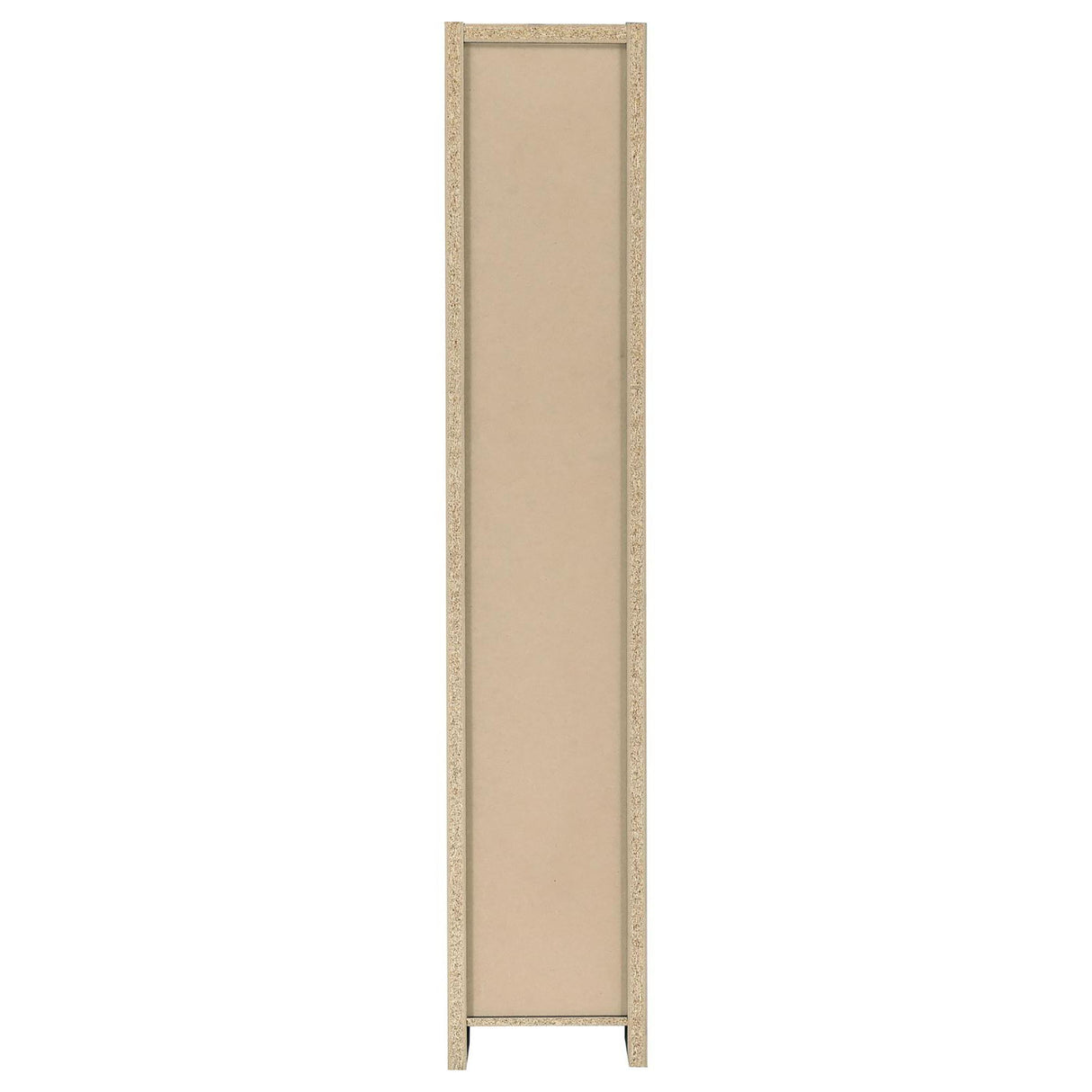 Rectangular Bookcase Tall Slim Storage With 9 Shelves - Brown