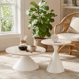 2 Piece Coffee Round Table Set
