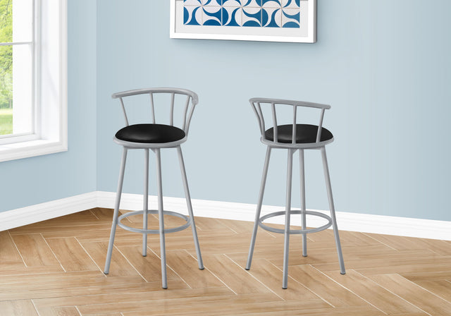 Swivel Stool Bar Height, Stylish Design Contemporary & Modern (Set of 2) - Stool Sets - Alpine Outlets