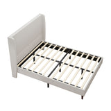 Upholstered Bed & High Headboard Design