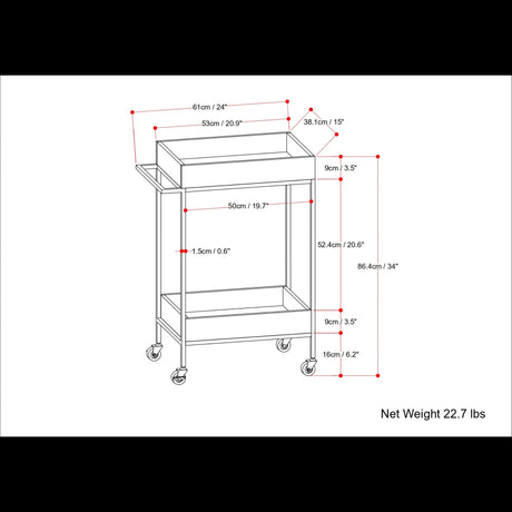 Simons - Bar Cart - Natural