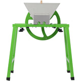 Hydraulic Fruit Wine Press With Apple Crusher, Water-Powered Cider Wine Press - Green