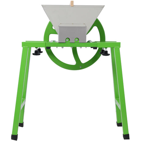 Hydraulic Fruit Wine Press With Apple Crusher, Water-Powered Cider Wine Press - Green