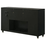Mika - 8 Drawer LED Fireplace Dresser