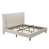 Upholstered Bed & High Headboard Design