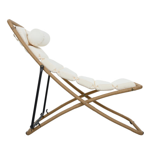 TREXM 2-Pieces Outdoor Folding Chair