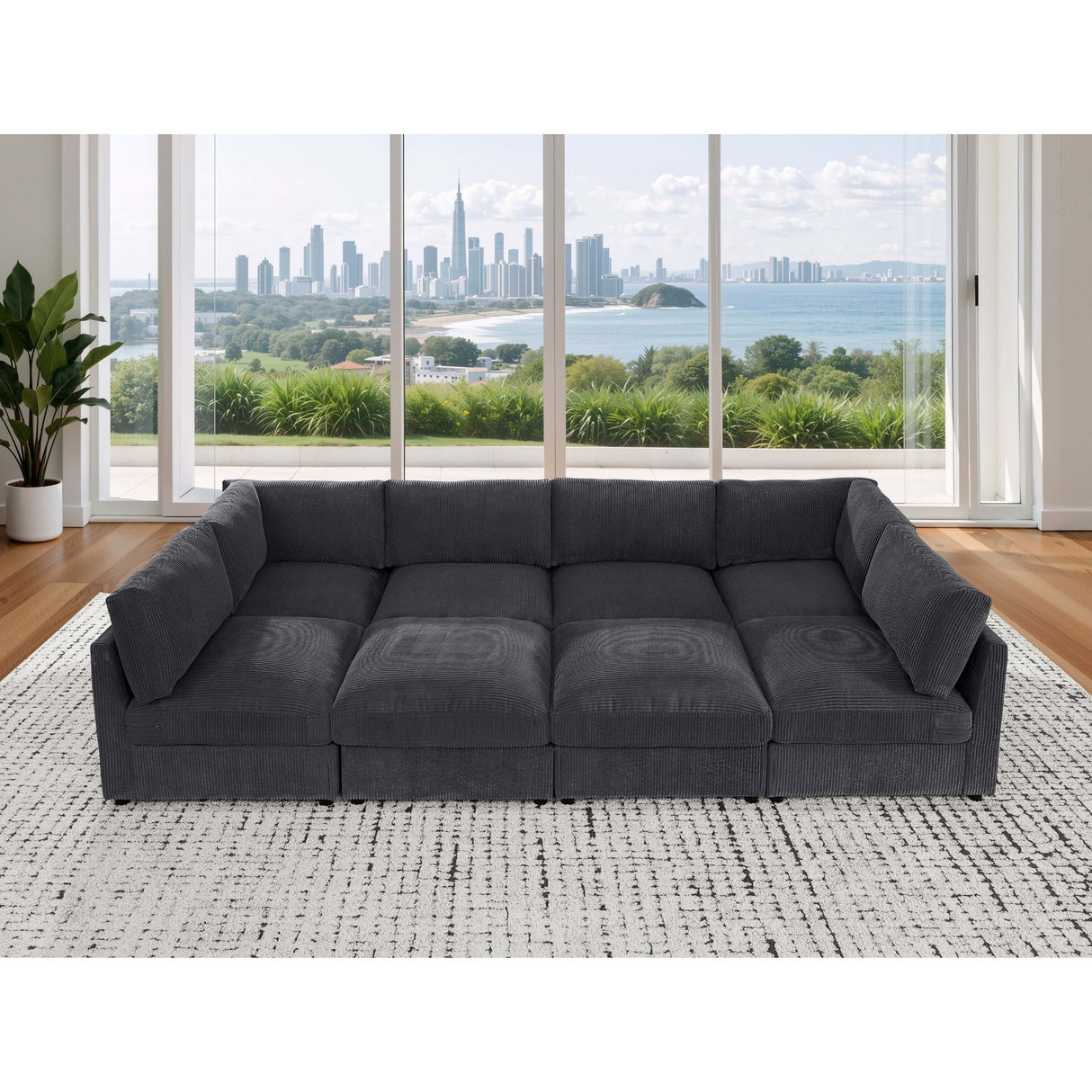 Modular Sectional With Custom Configuration