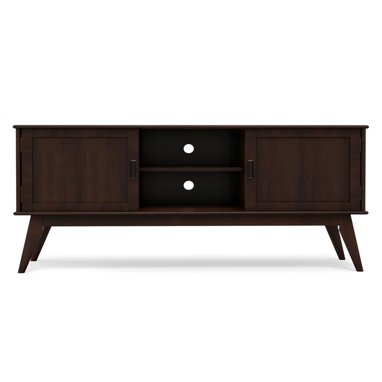 Draper - Handcrafted Mid Century Low TV Media Stand