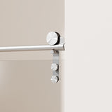 Frameless Single Sliding Shower Doors With Towel Rail & Handle