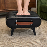Minimalist Footstool With Hidden Storage
