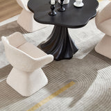 180° Rotating Accent Chair For Living Room - Beige