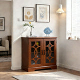 Spacious Sideboard With Adjustable Shelf Storage - Dark Oak
