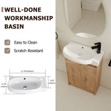 Freestanding Bathroom Vanity & Sink, Soft Close Doors