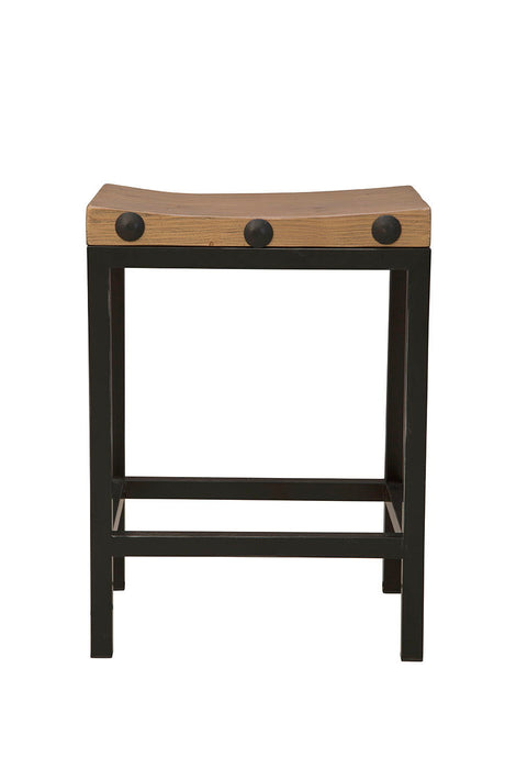 Old World - Counter Stool - Light Brown / Black