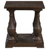 Byer - Rectangular Side End Table Coffee - Coffee