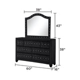 Sophia - Tufted Upholstery Mirror
