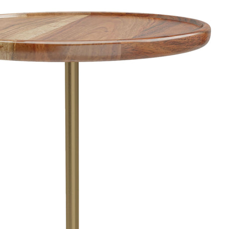Becker - Side Table - Natural - Side Tables - Alpine Outlets