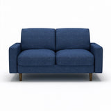 2 Seat Loveseat Sofa, Loose Back Cushion For Living Room
