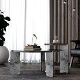 Coffee Table Set With Center Table & Side Table