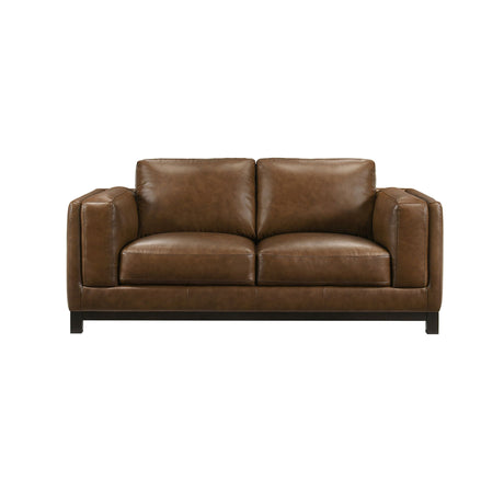 Sayer - Loveseat - Brown