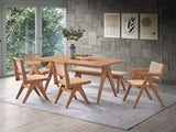 Velentina - Rattan Side Chair (Set of 2) - Natural - Chair Sets - Alpine Outlets