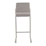Fuji - Contemporary And Modern Elegance High Back Barstool